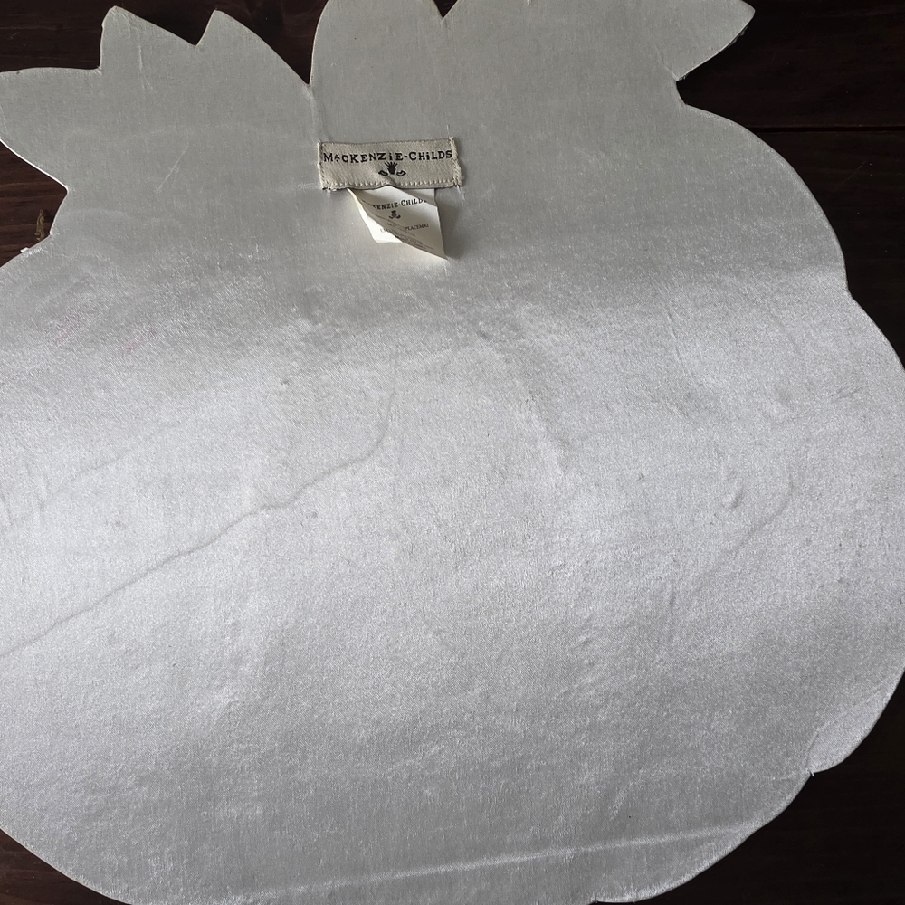 MacKenzie-Childs Tuxedo Pumpkin Placemats - Set of 2 - Picture 10 of 13